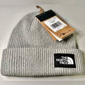 NWT THE NORTH FACE Salty Lined Light Gray Beanie
